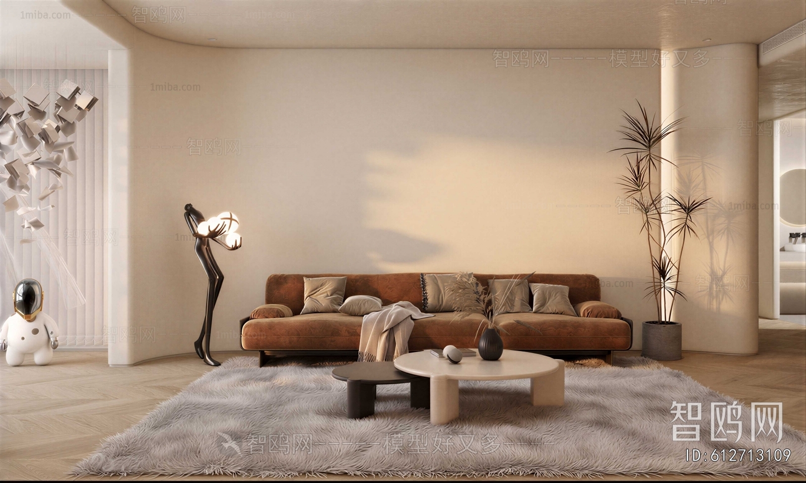 Wabi-sabi Style A Living Room