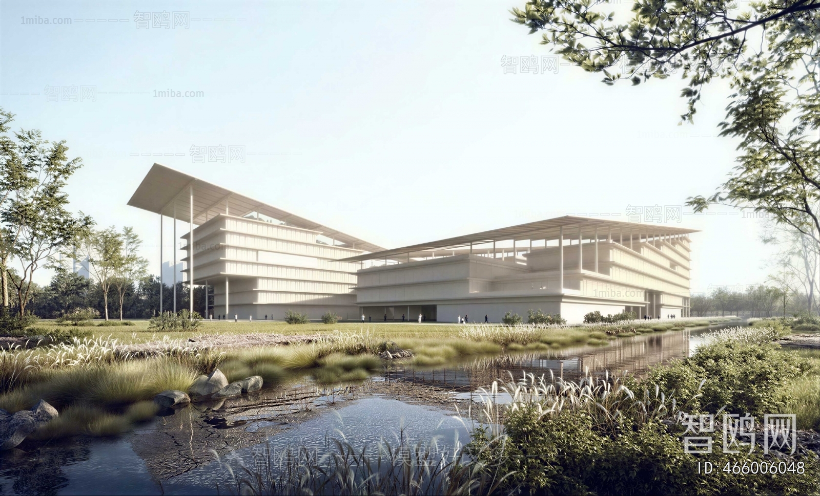 Modern Industrial Building