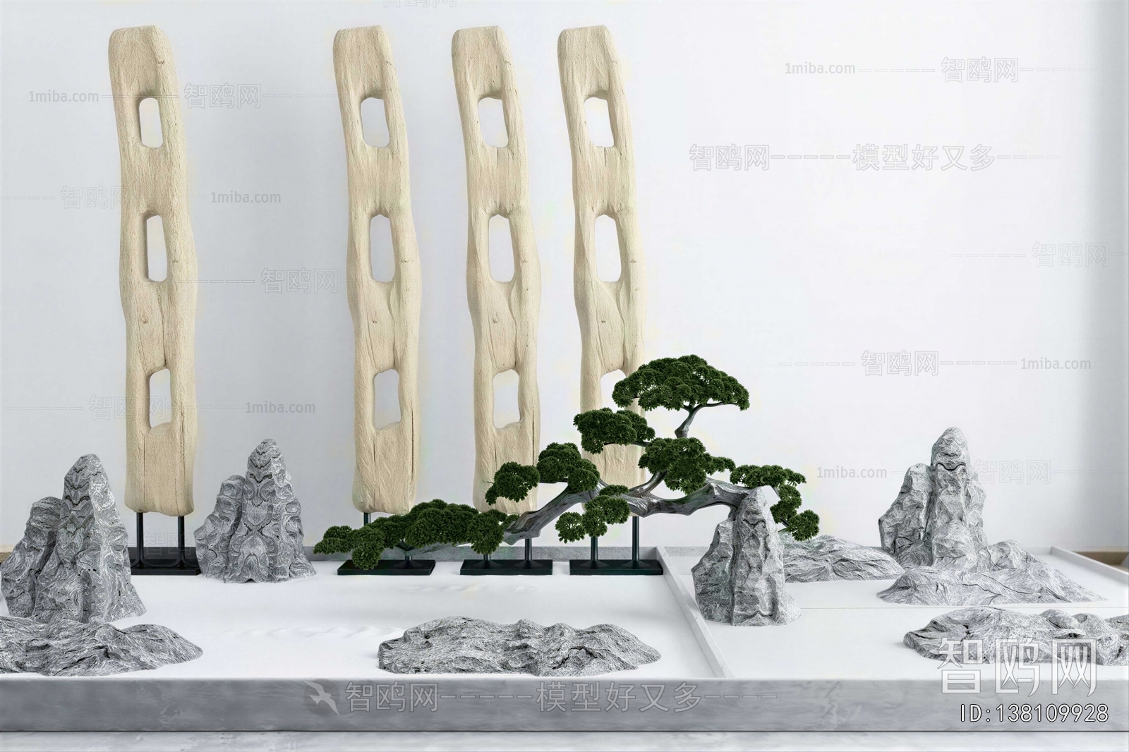 New Chinese Style Plant Landscaping