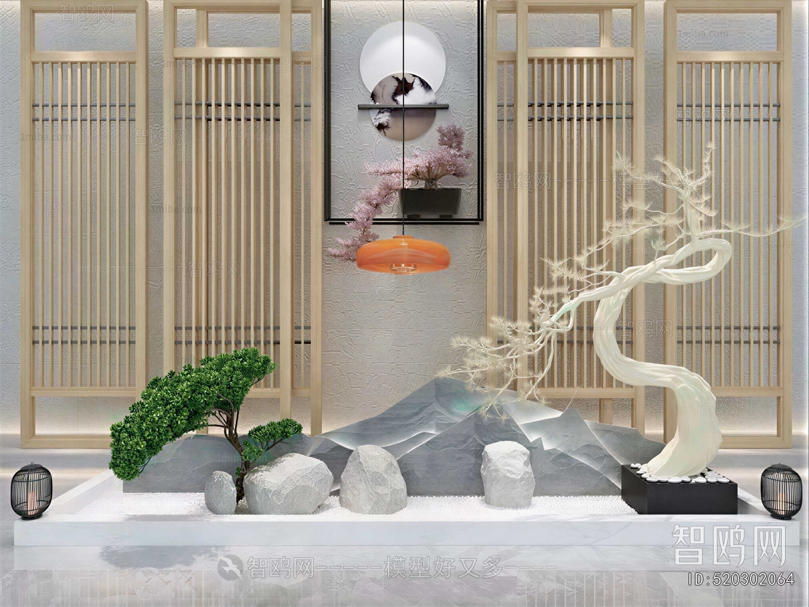 New Chinese Style Plant Landscaping