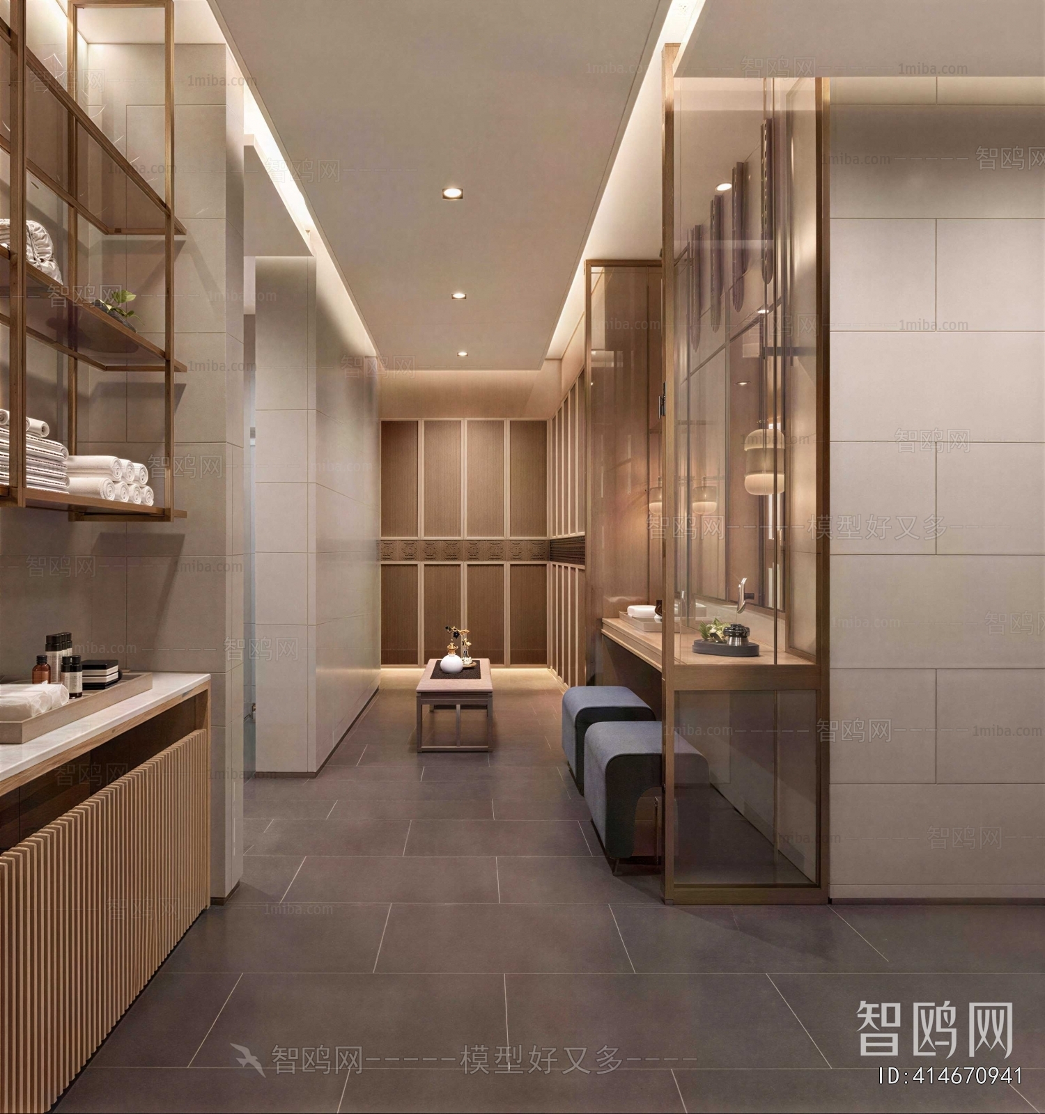 New Chinese Style Changing Room