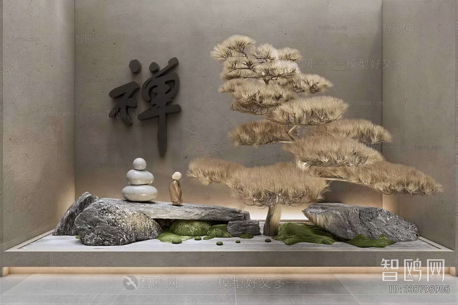 New Chinese Style Plant Landscaping