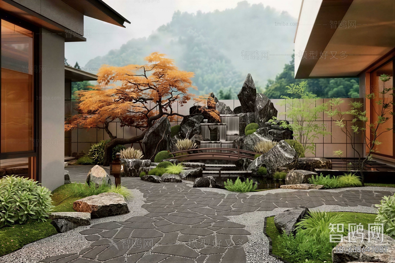 Japanese Style Courtyard/landscape
