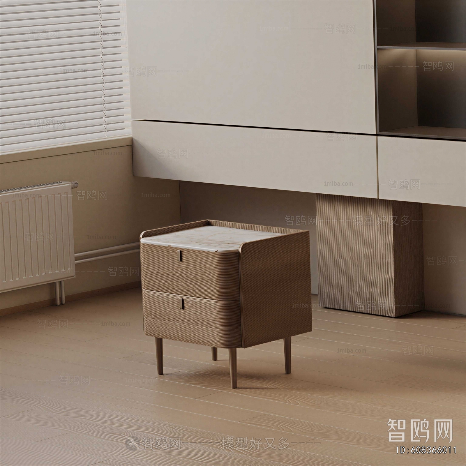 Modern Bedside Cupboard