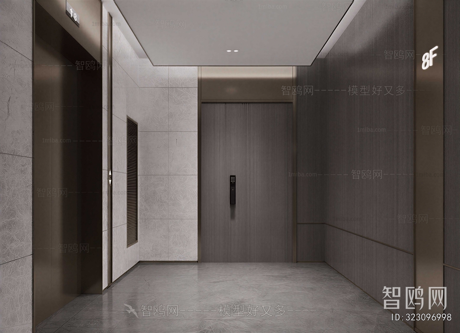 Modern Elevator Hall