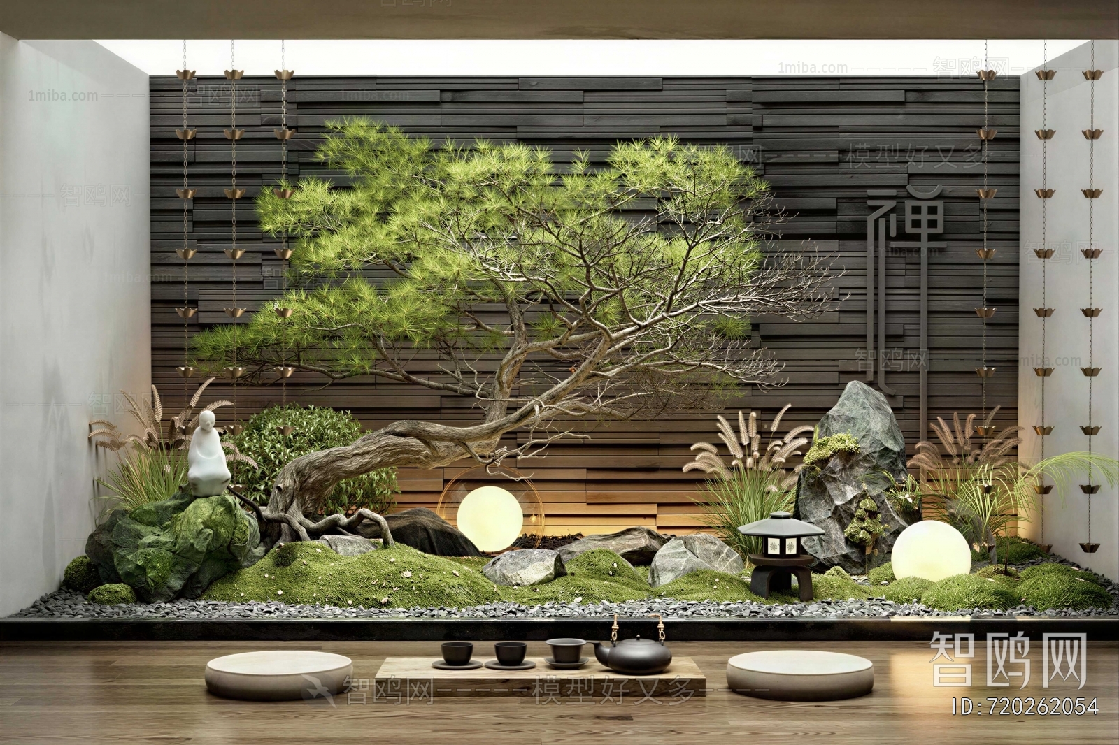 New Chinese Style Plant Landscaping