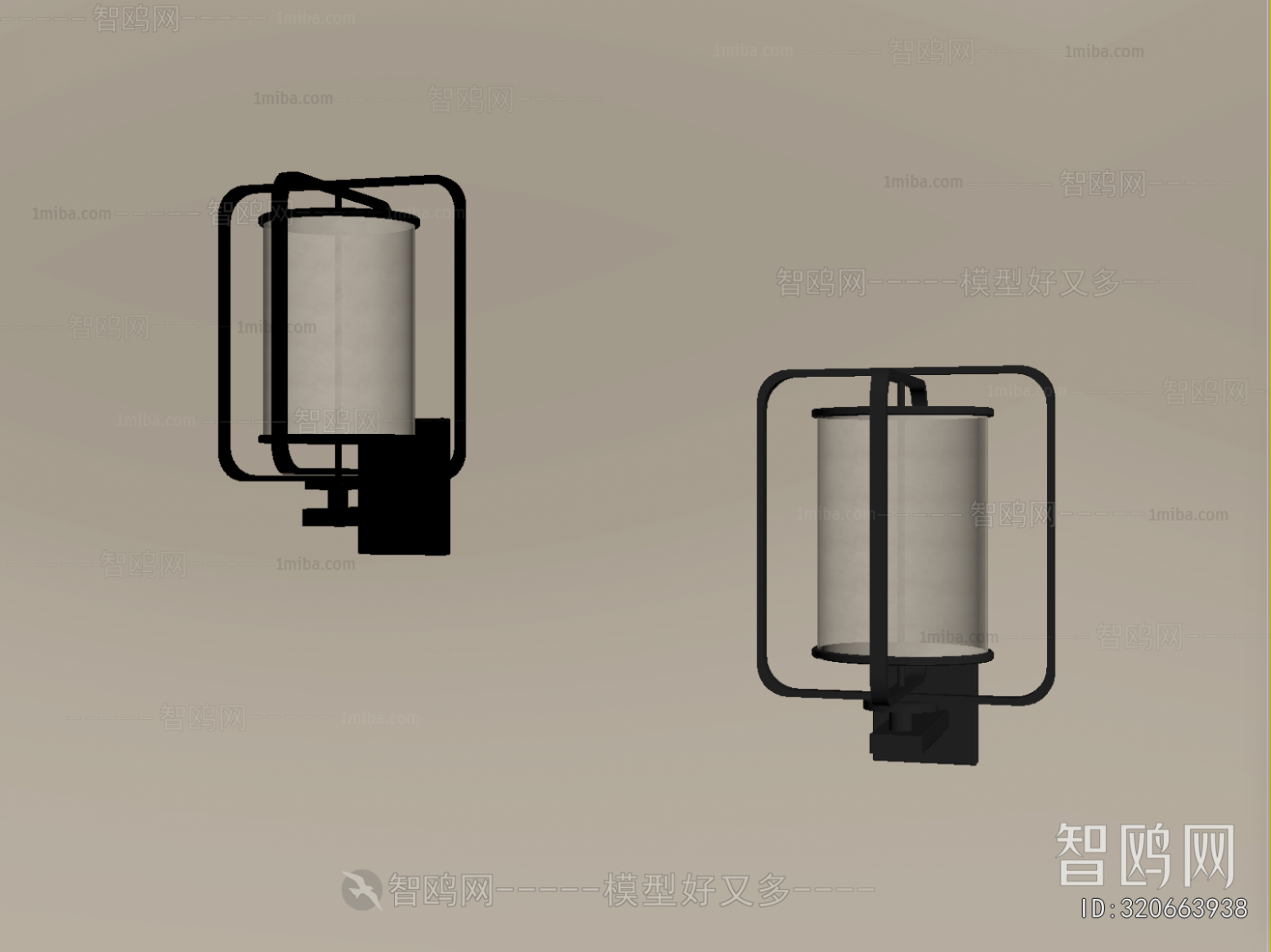 New Chinese Style Wall Lamp
