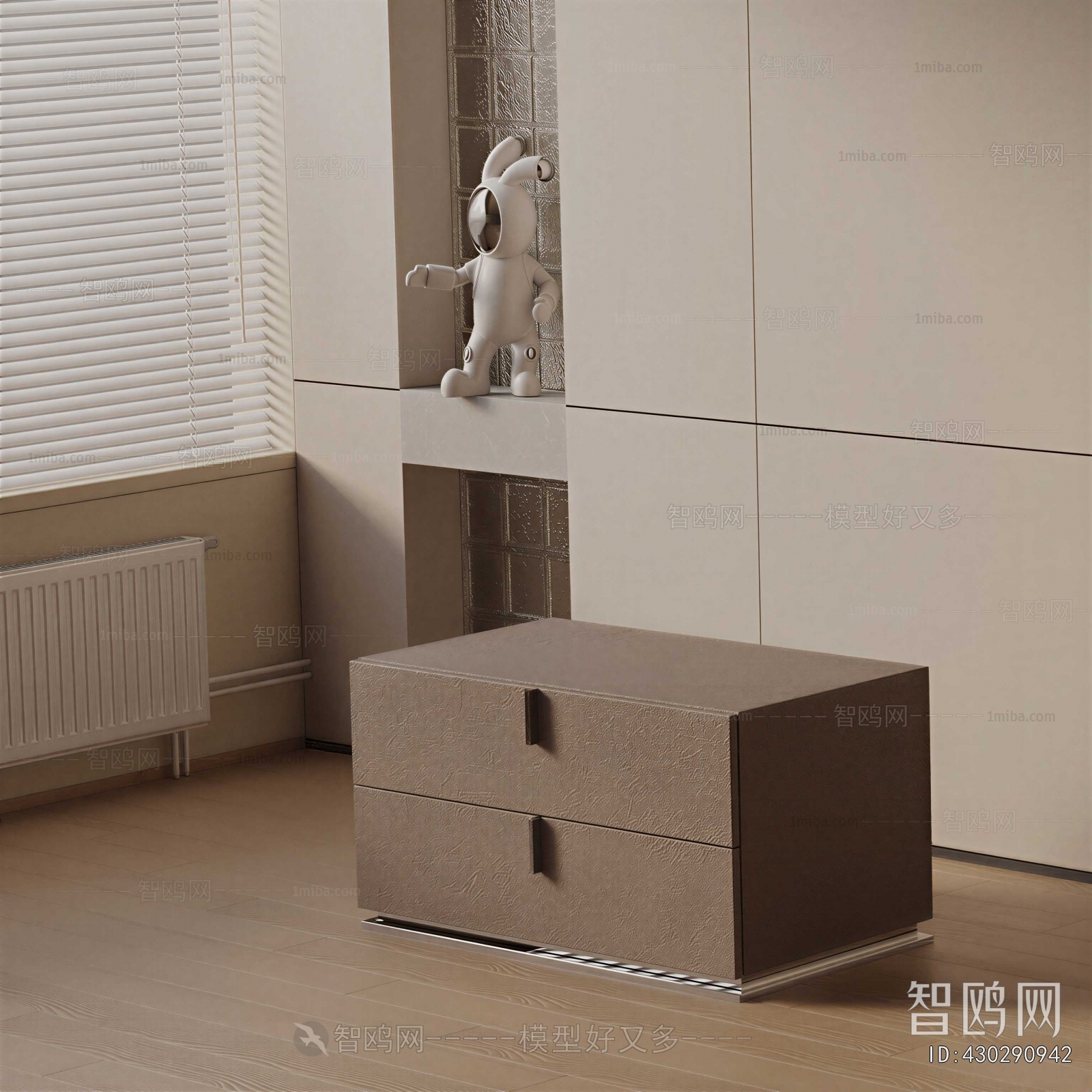 Modern Bedside Cupboard