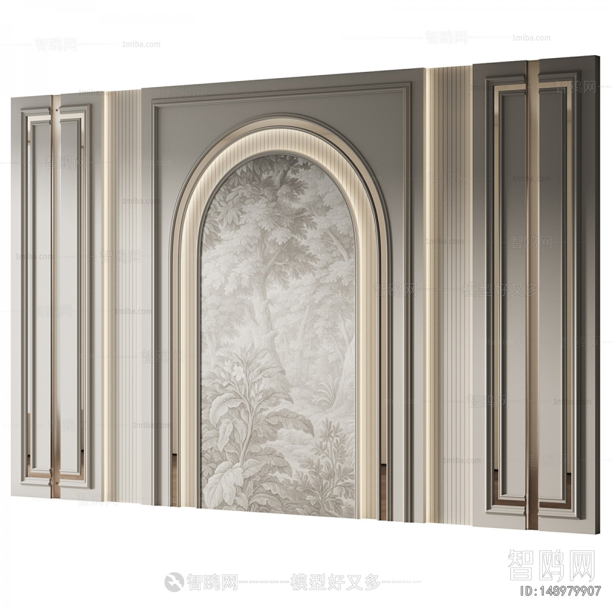 French Style TV Wall