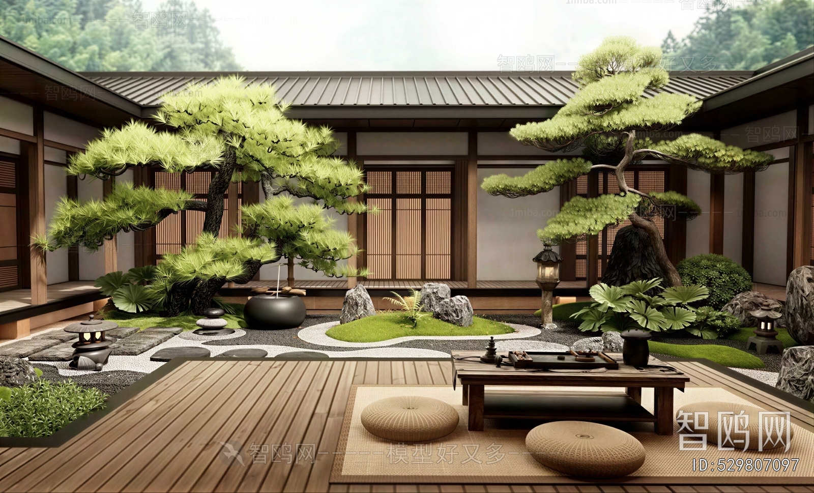 Japanese Style Courtyard/landscape