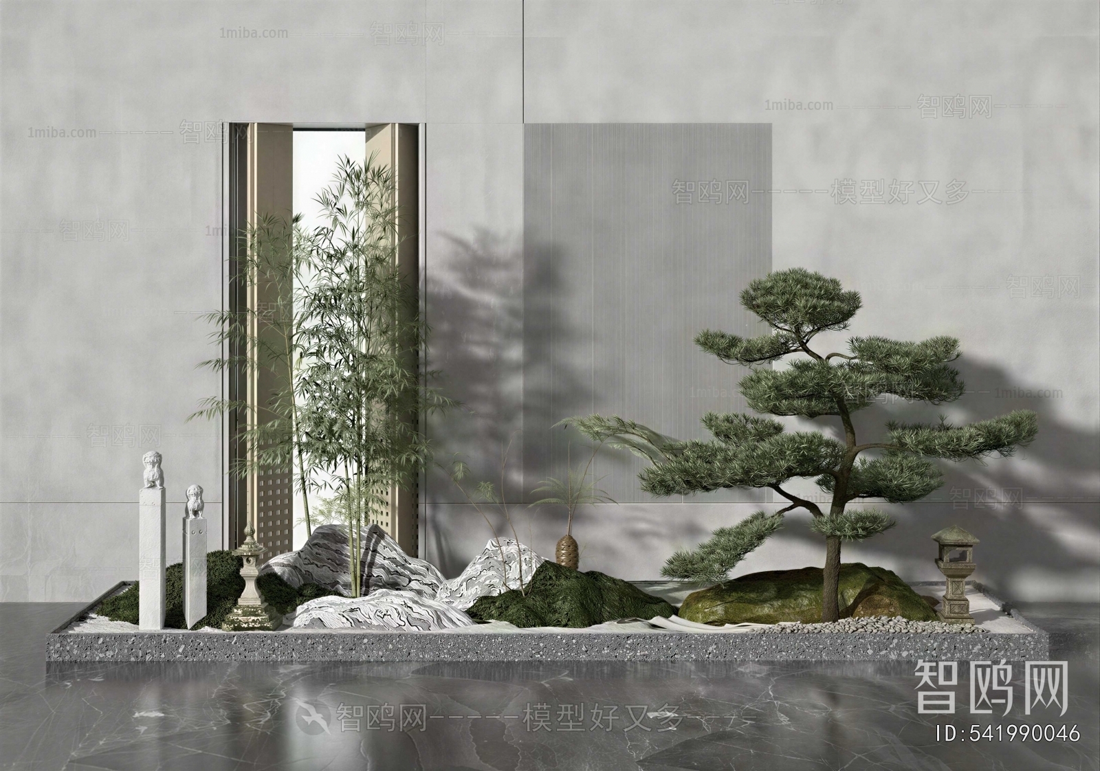 New Chinese Style Plant Landscaping