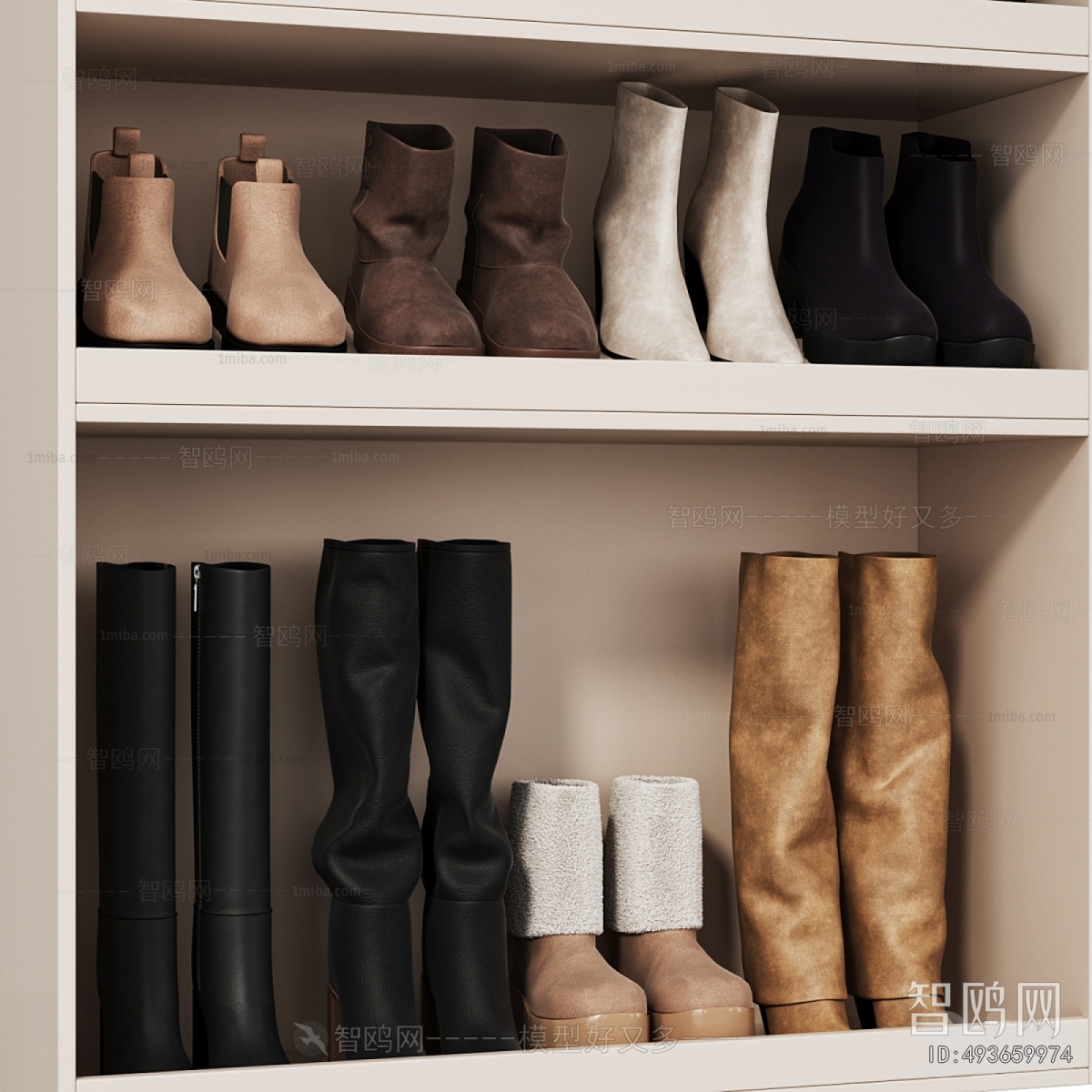 Modern Shoe Cabinet