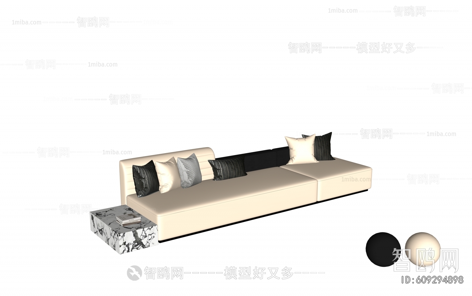 Modern Multi Person Sofa