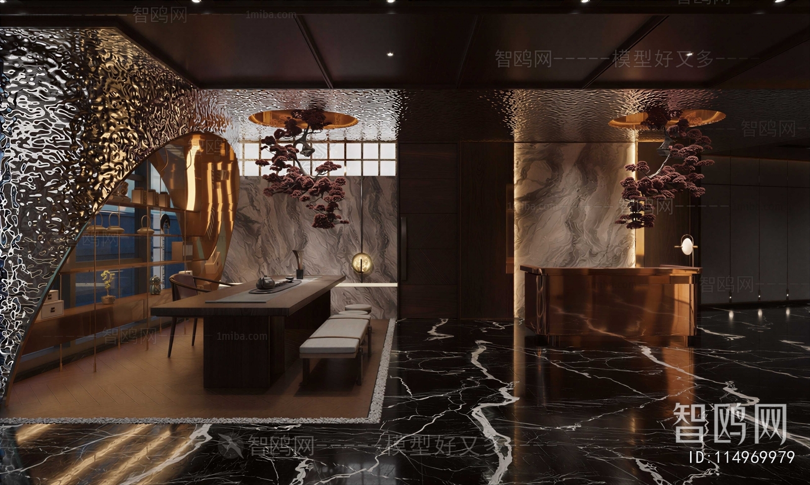 New Chinese Style Teahouse Tea House