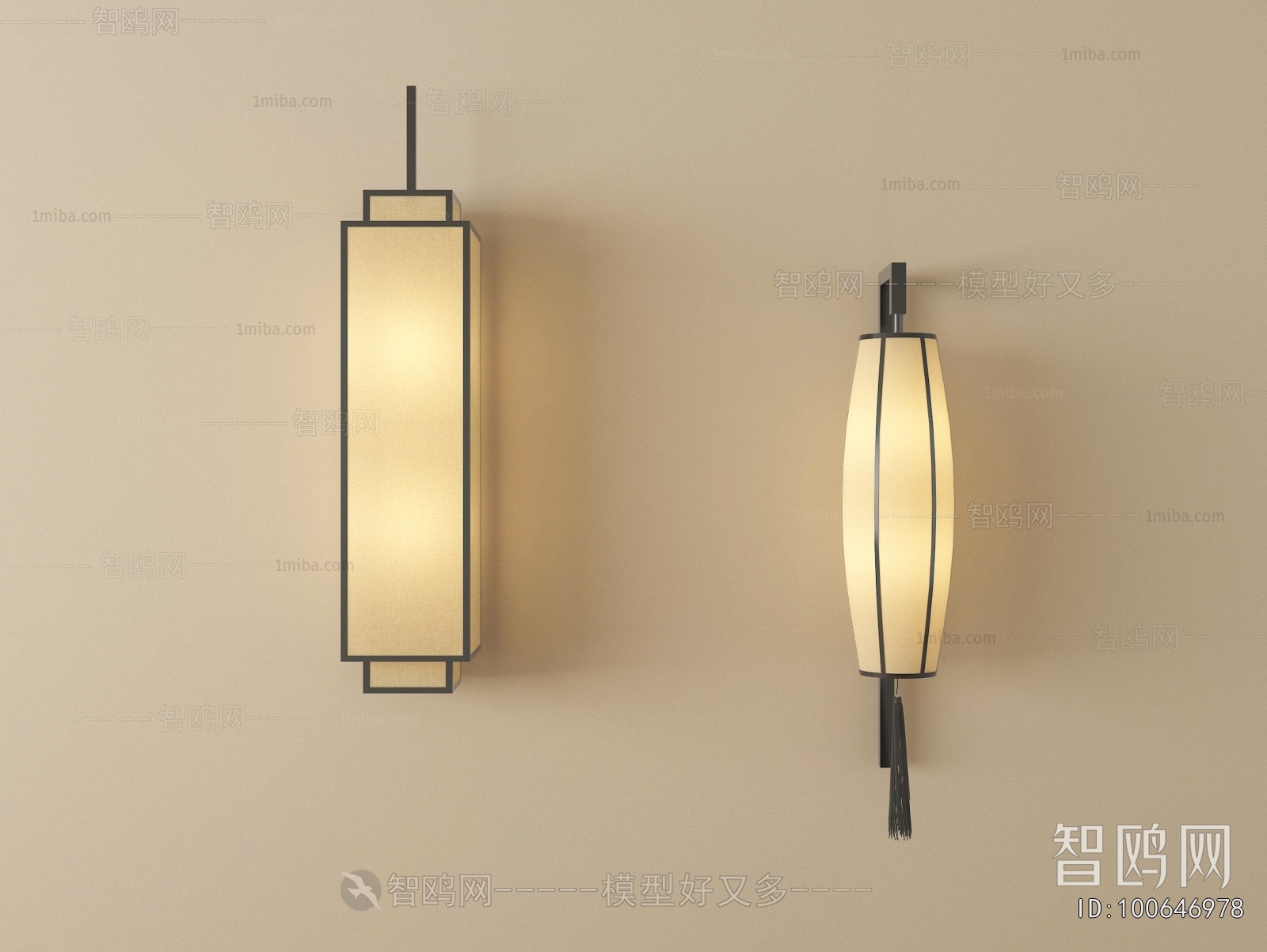 New Chinese Style Wall Lamp