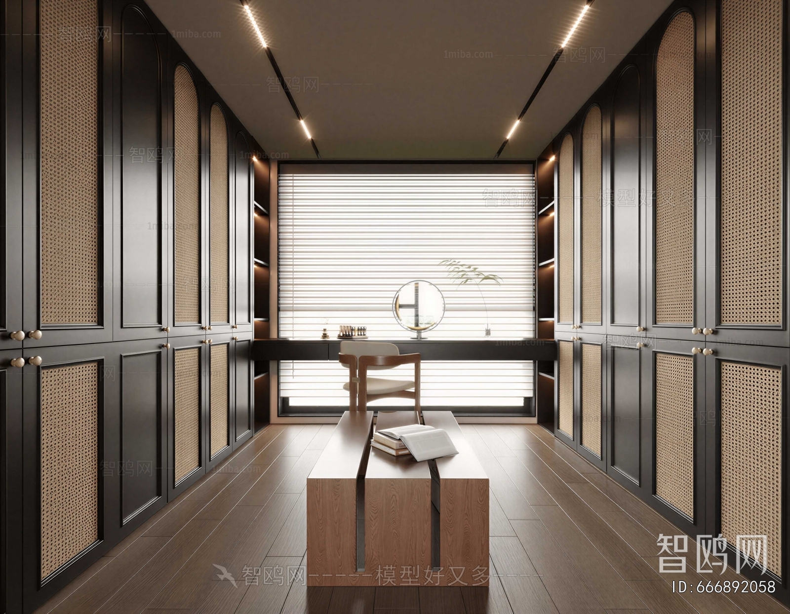 Modern Clothes Storage Area