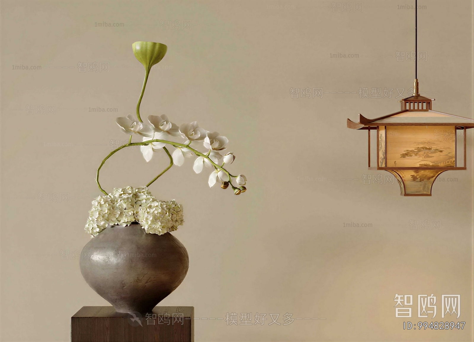 Wabi-sabi Style Flower Arrangement