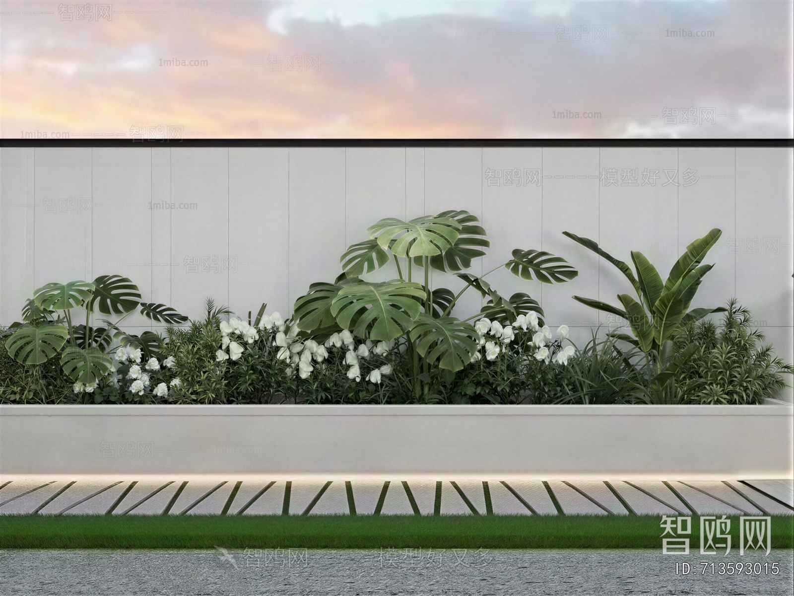 Modern Courtyard/landscape