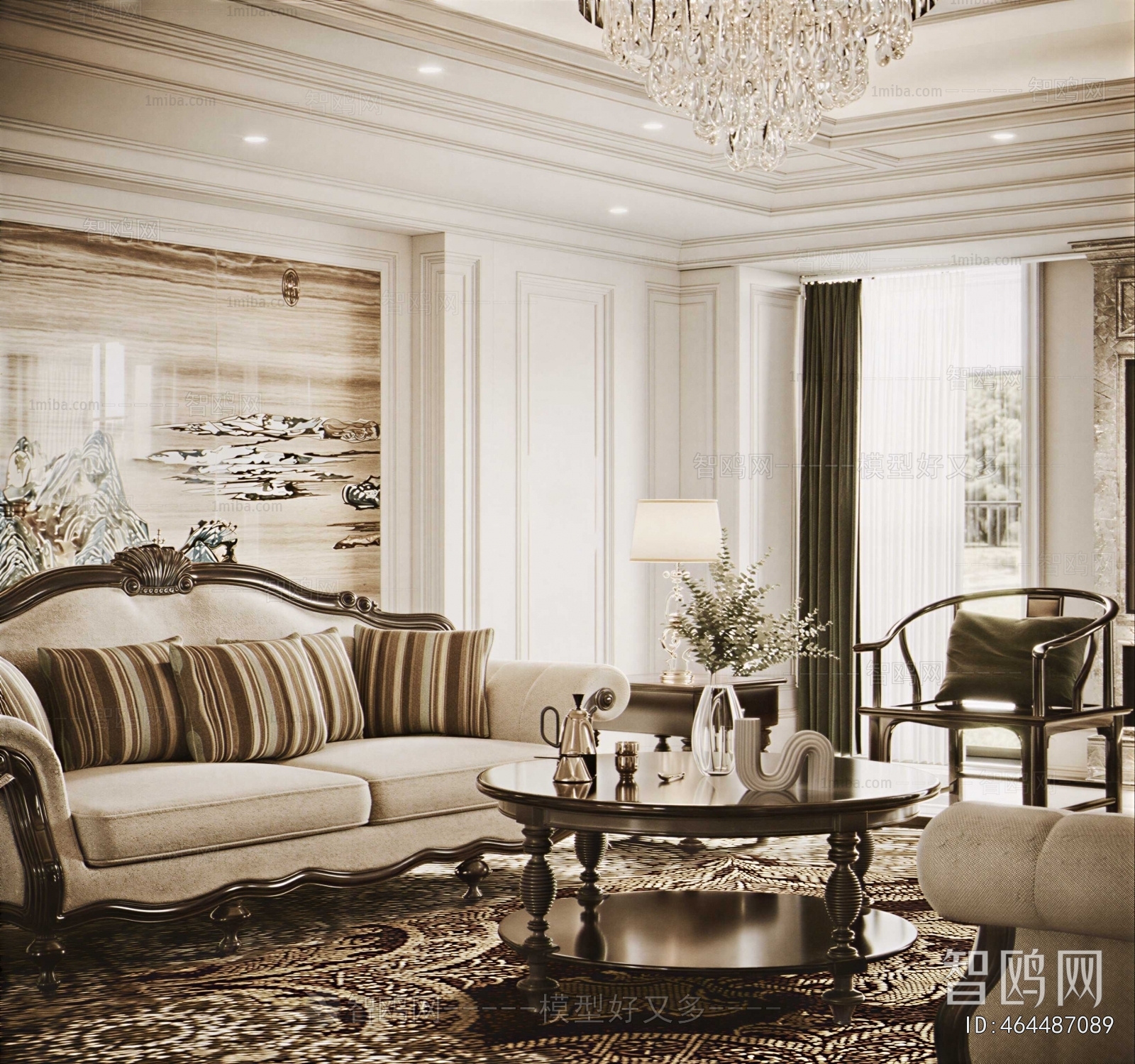 American Style A Living Room