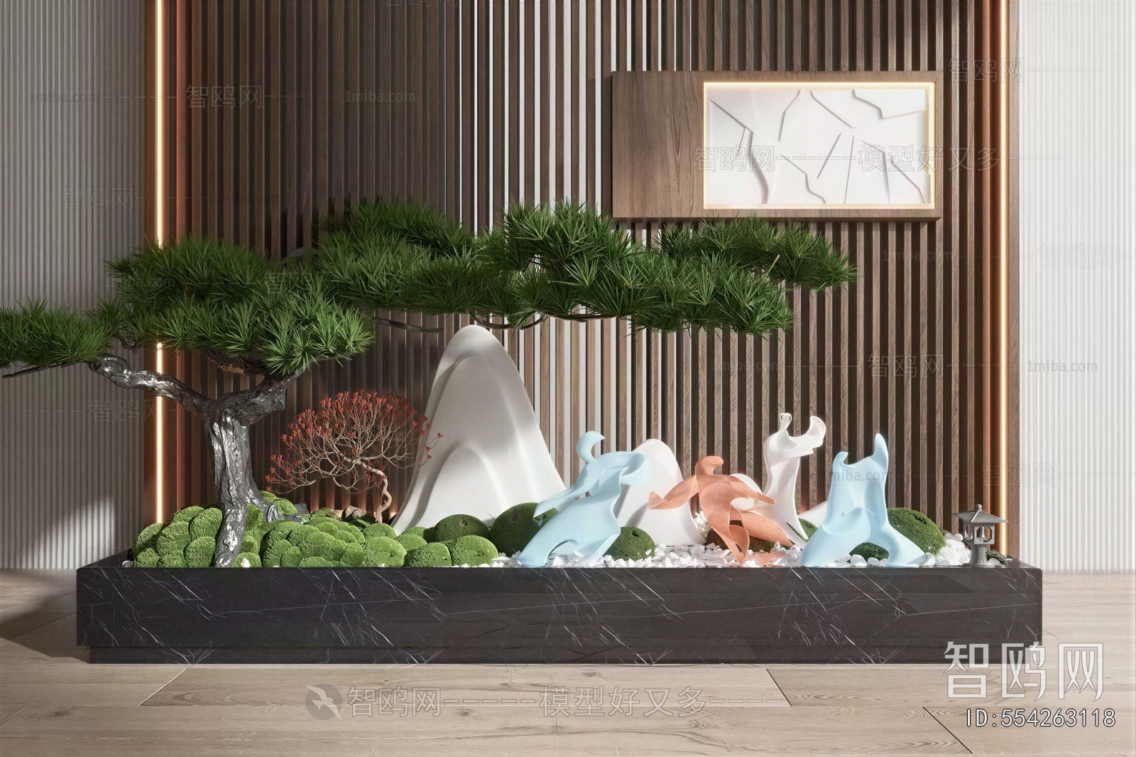 New Chinese Style Plant Landscaping