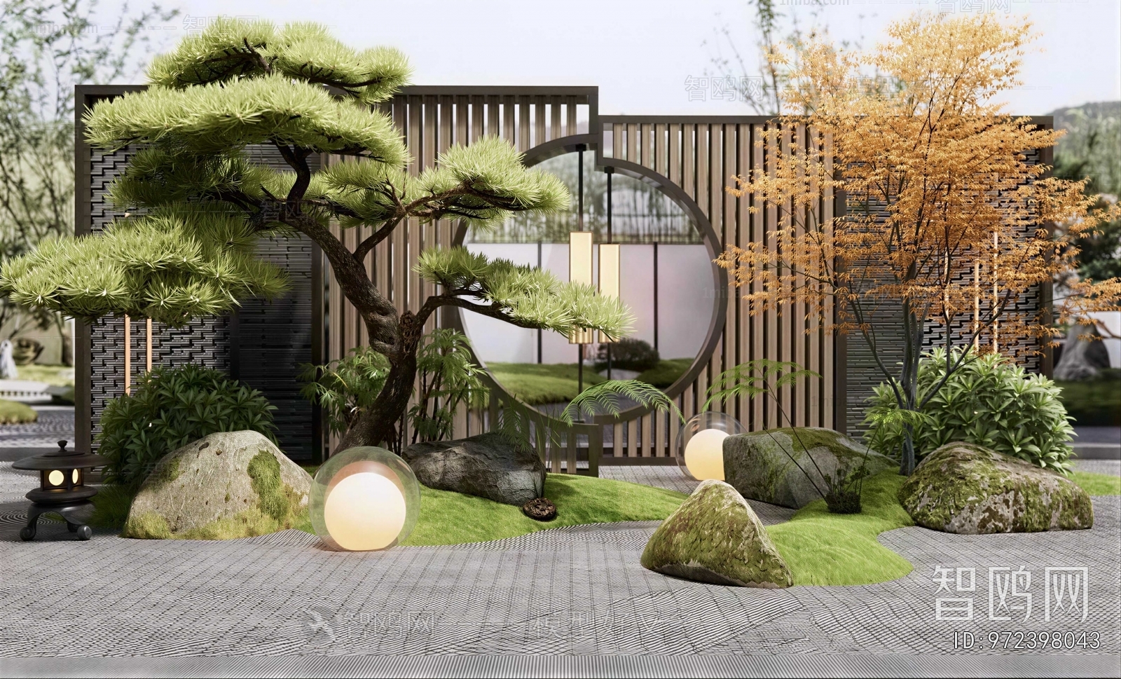 Japanese Style Courtyard/landscape