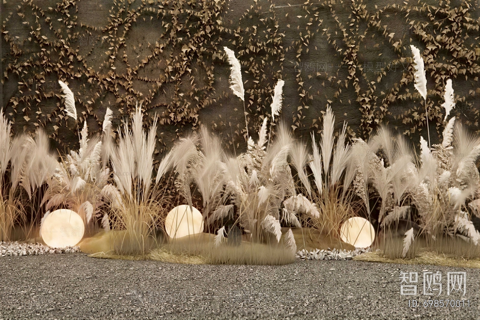 Wabi-sabi Style Plant Landscaping