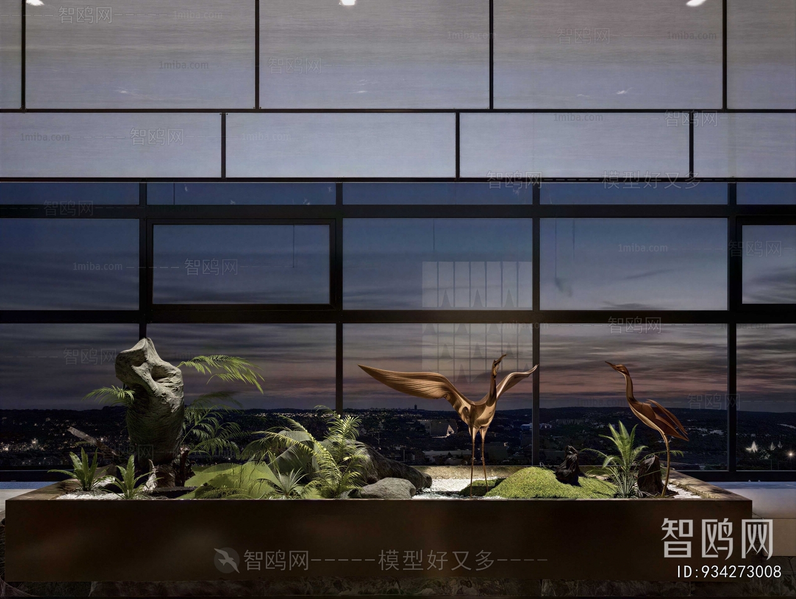 New Chinese Style Plant Landscaping