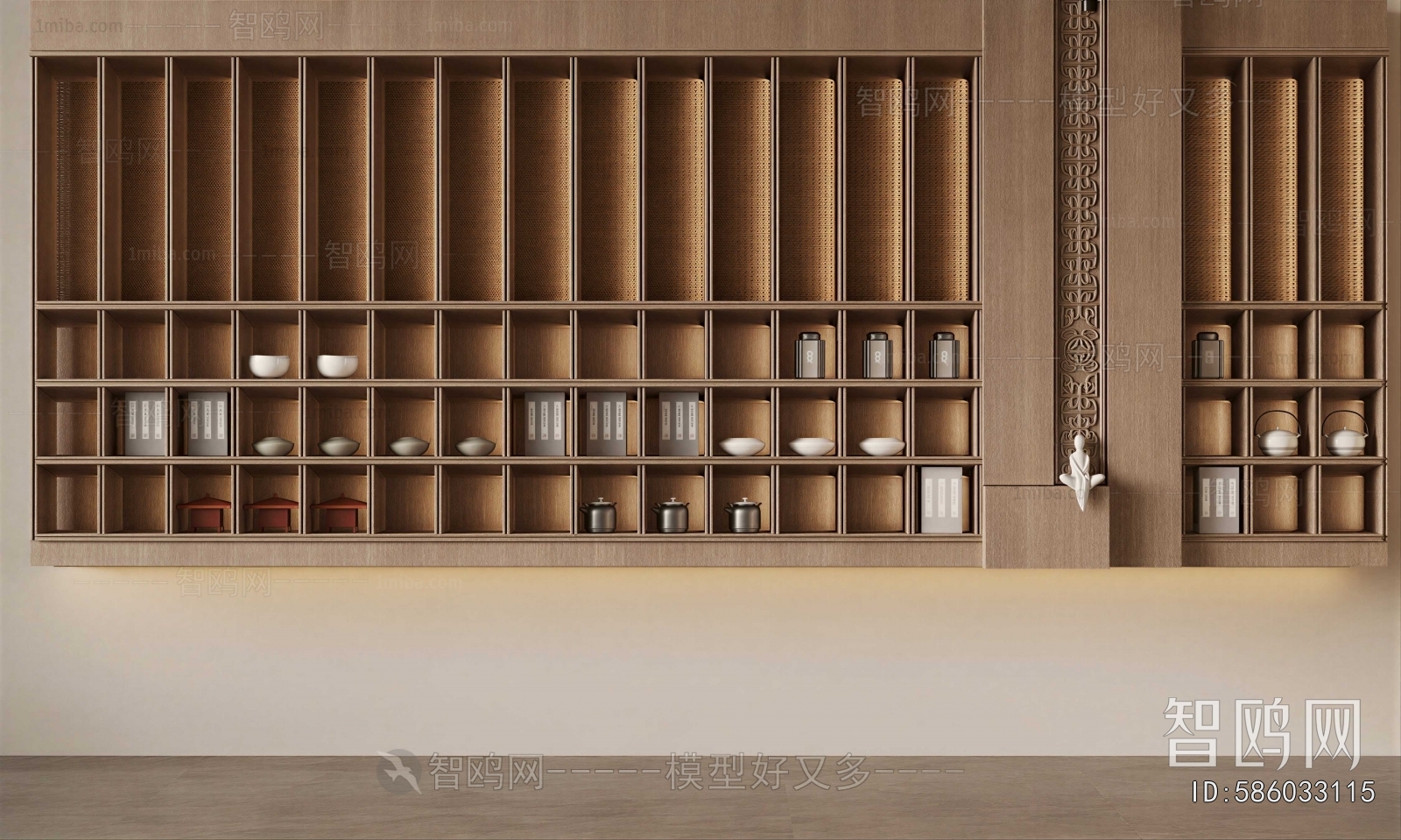 New Chinese Style Decorative Cabinet