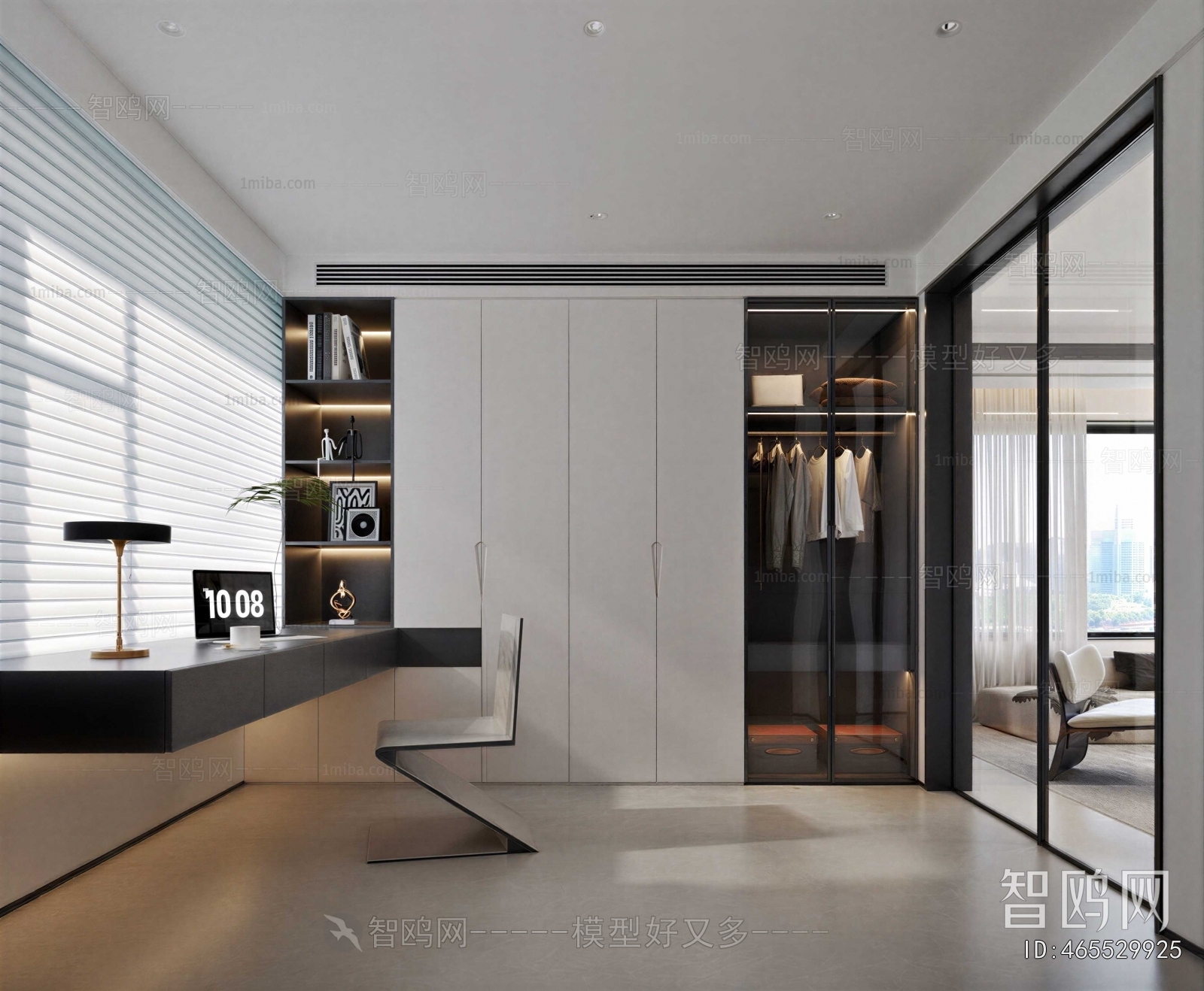 Modern Clothes Storage Area