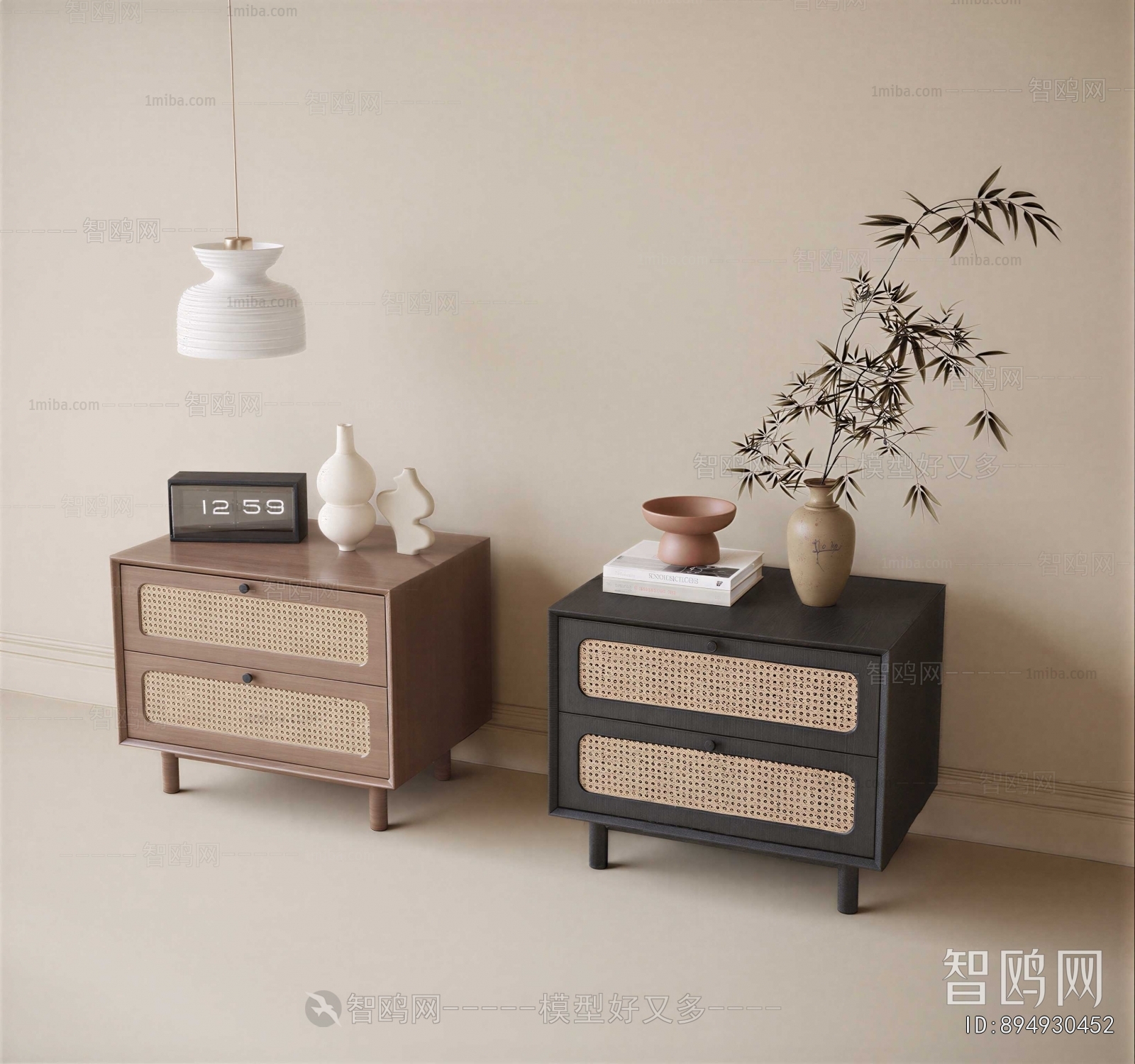 Modern Bedside Cupboard