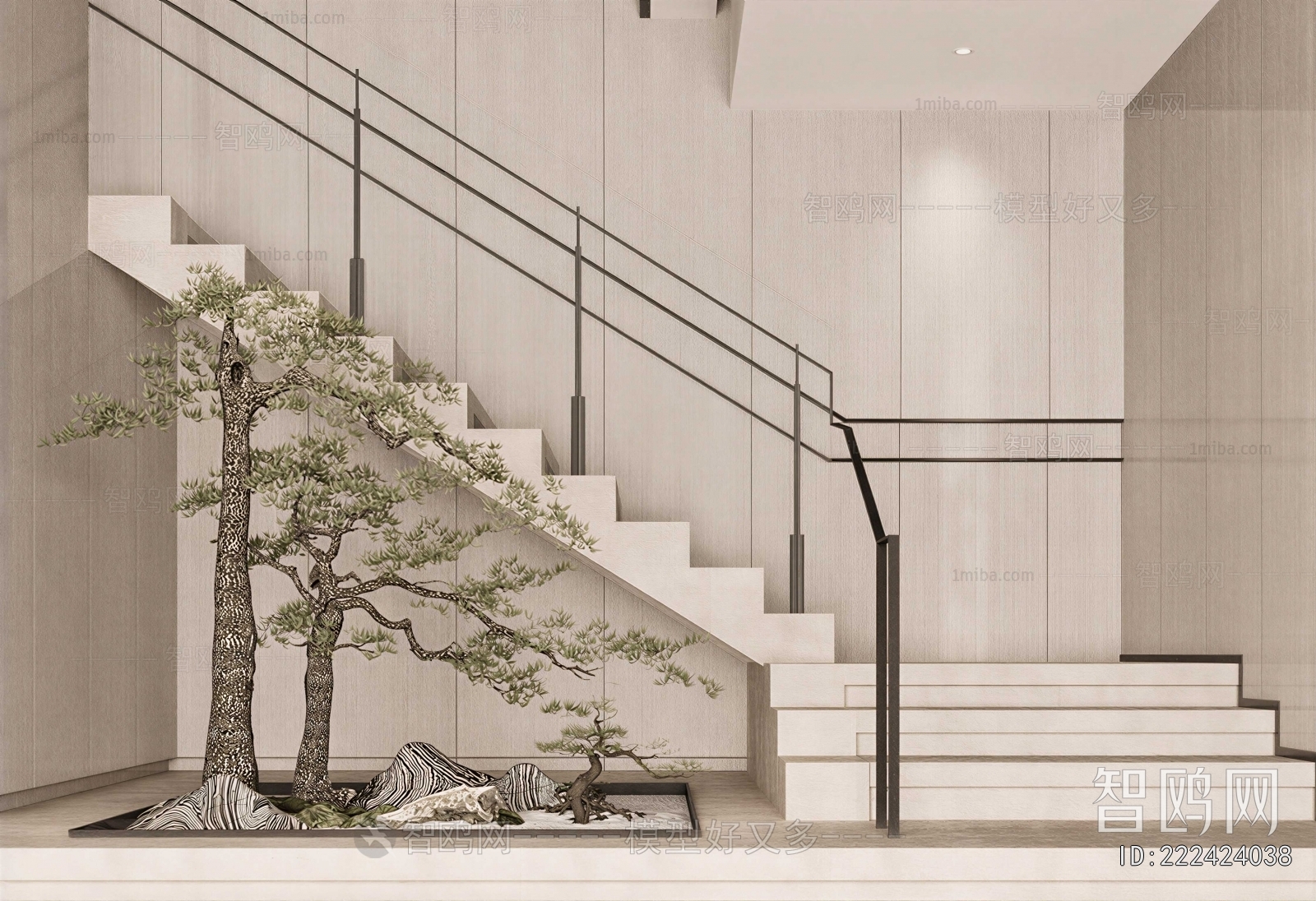 New Chinese Style Stairwell