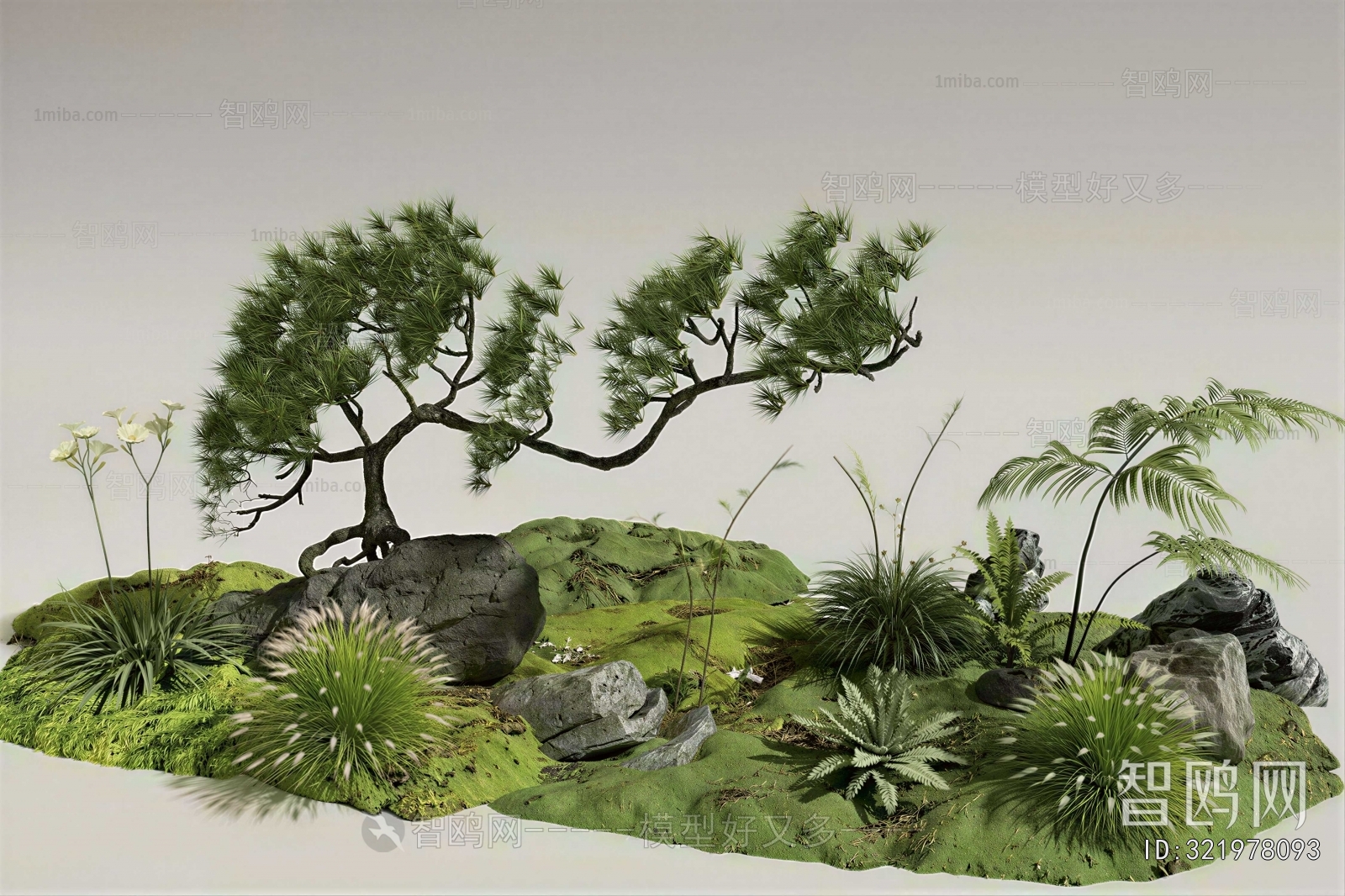 New Chinese Style Plant Landscaping