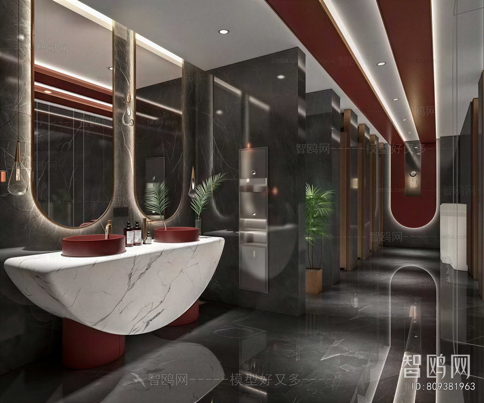 Modern Public Toilet