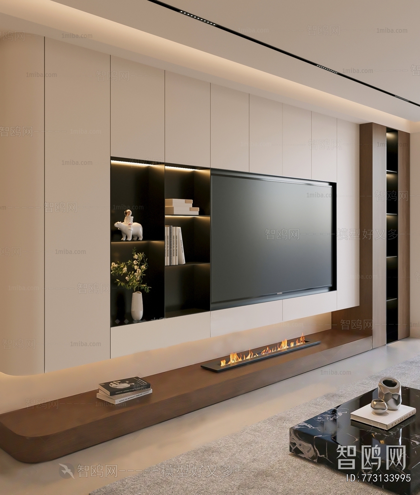 Nordic Style TV Wall