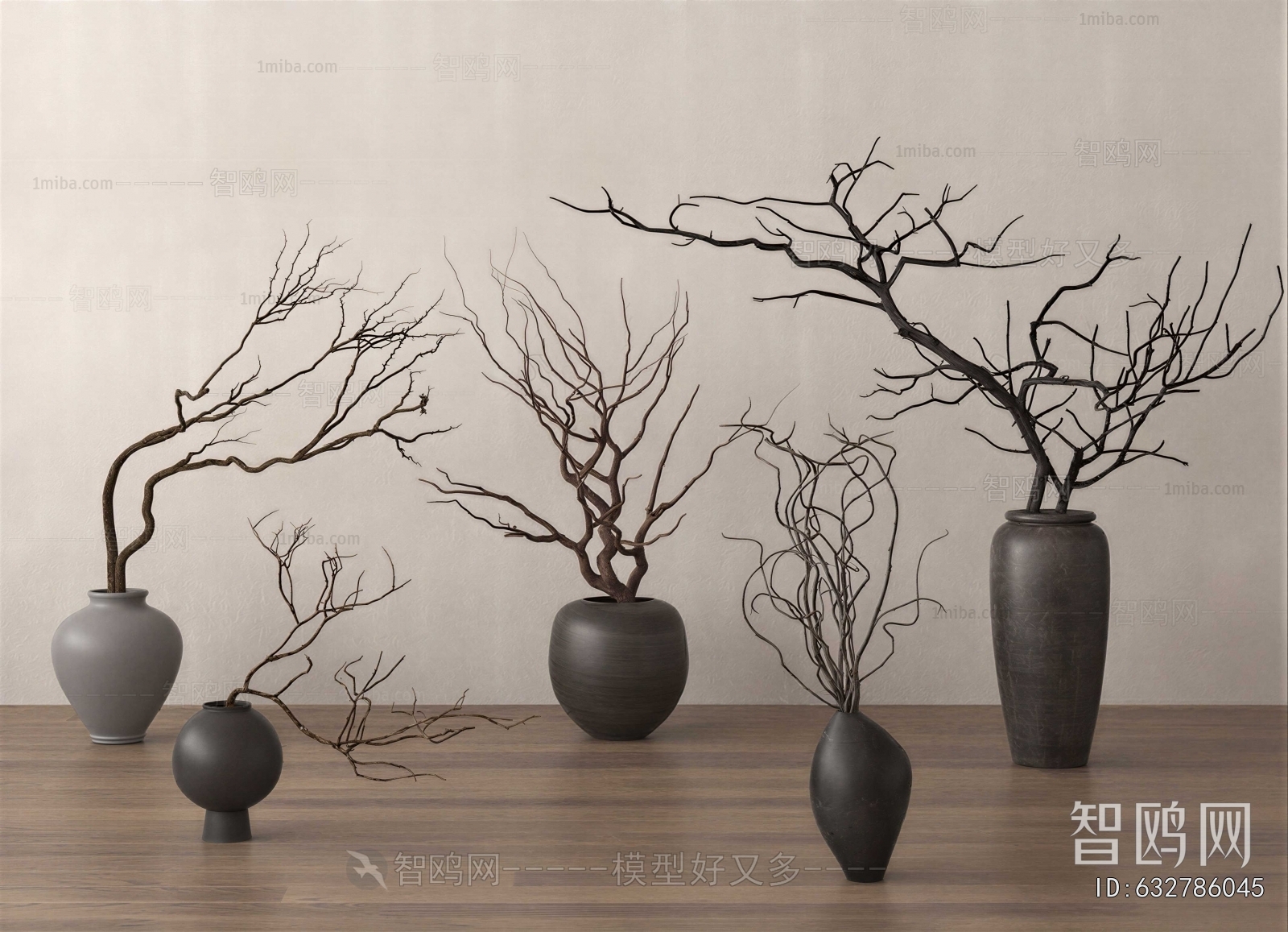 Wabi-sabi Style Dried Branch