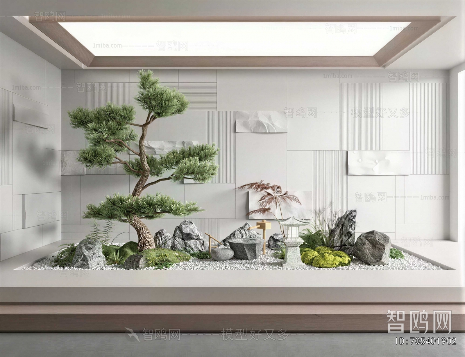 New Chinese Style Plant Landscaping