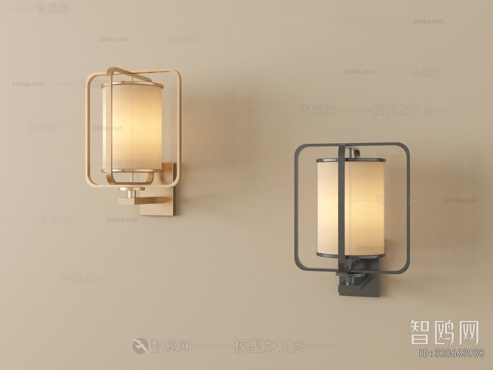 New Chinese Style Wall Lamp