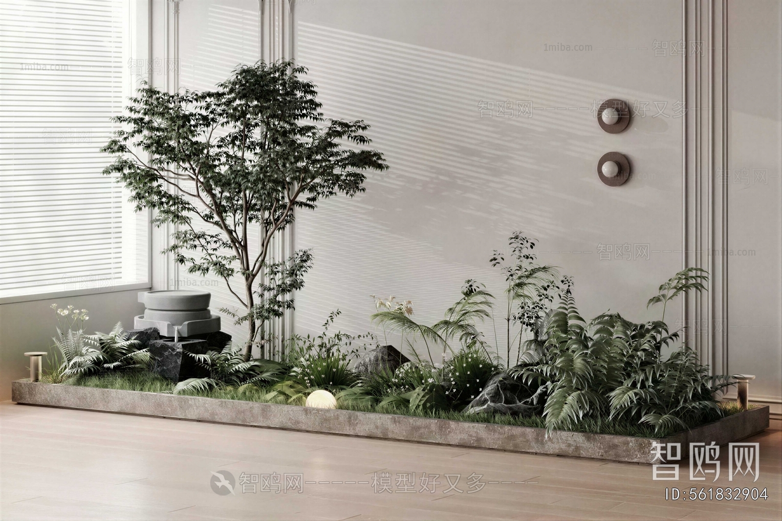 New Chinese Style Plant Landscaping