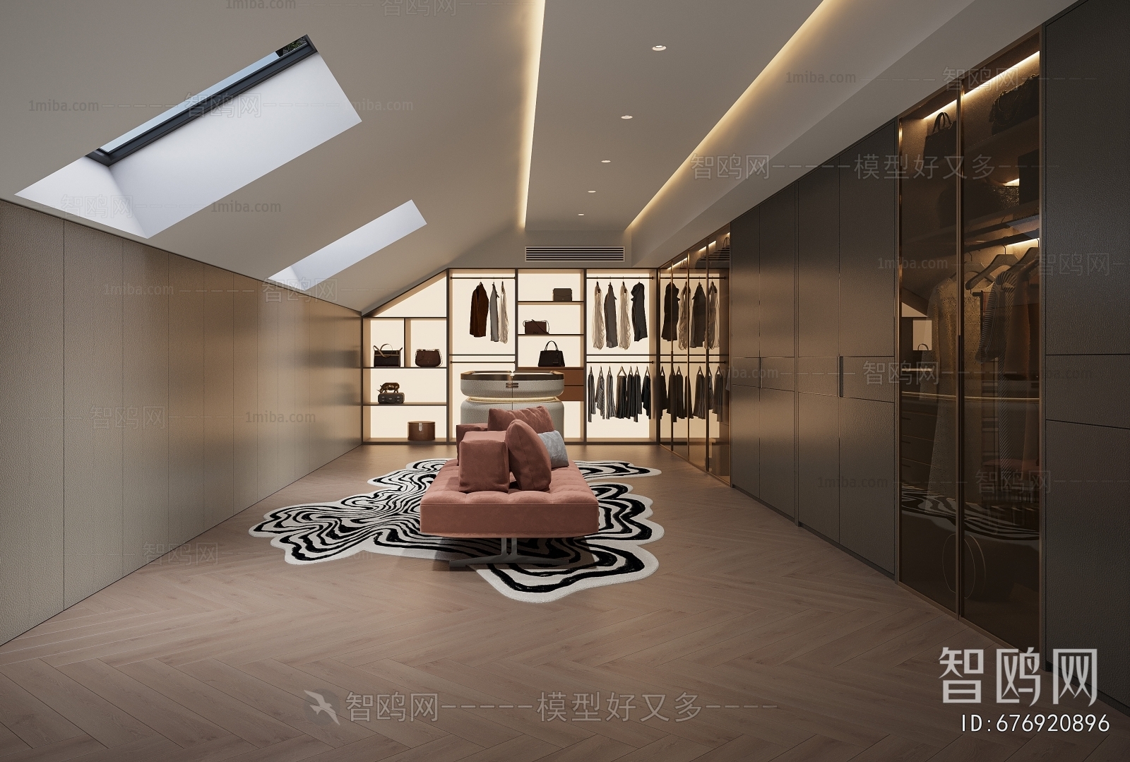 Modern Clothes Storage Area