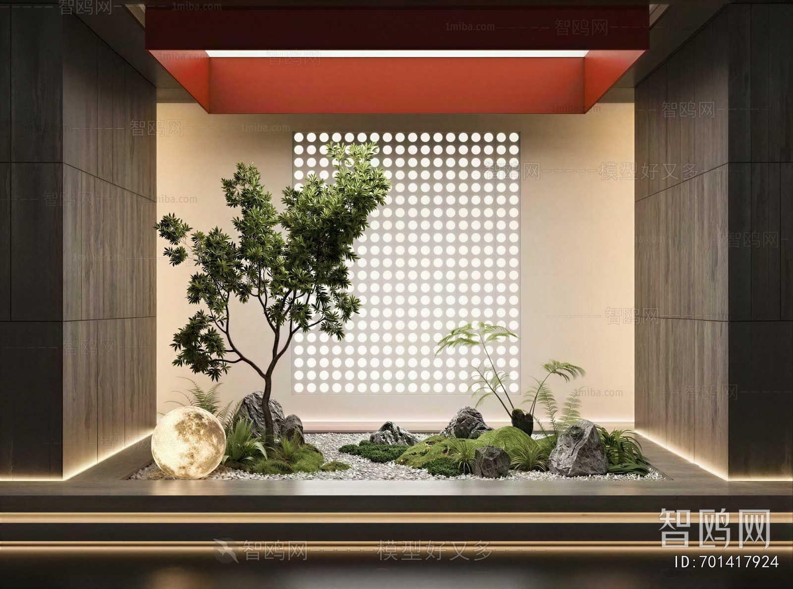 New Chinese Style Plant Landscaping