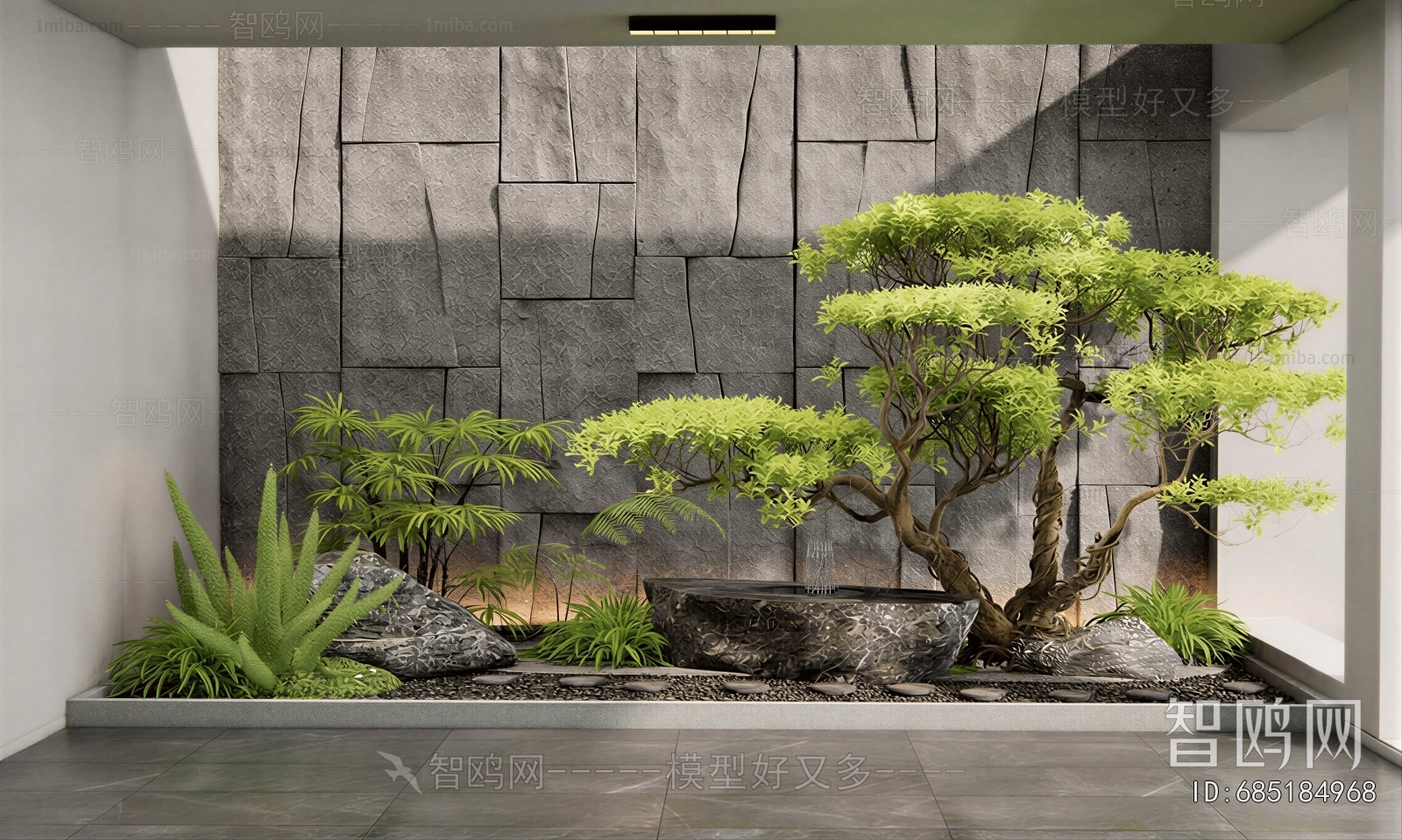 New Chinese Style Plant Landscaping