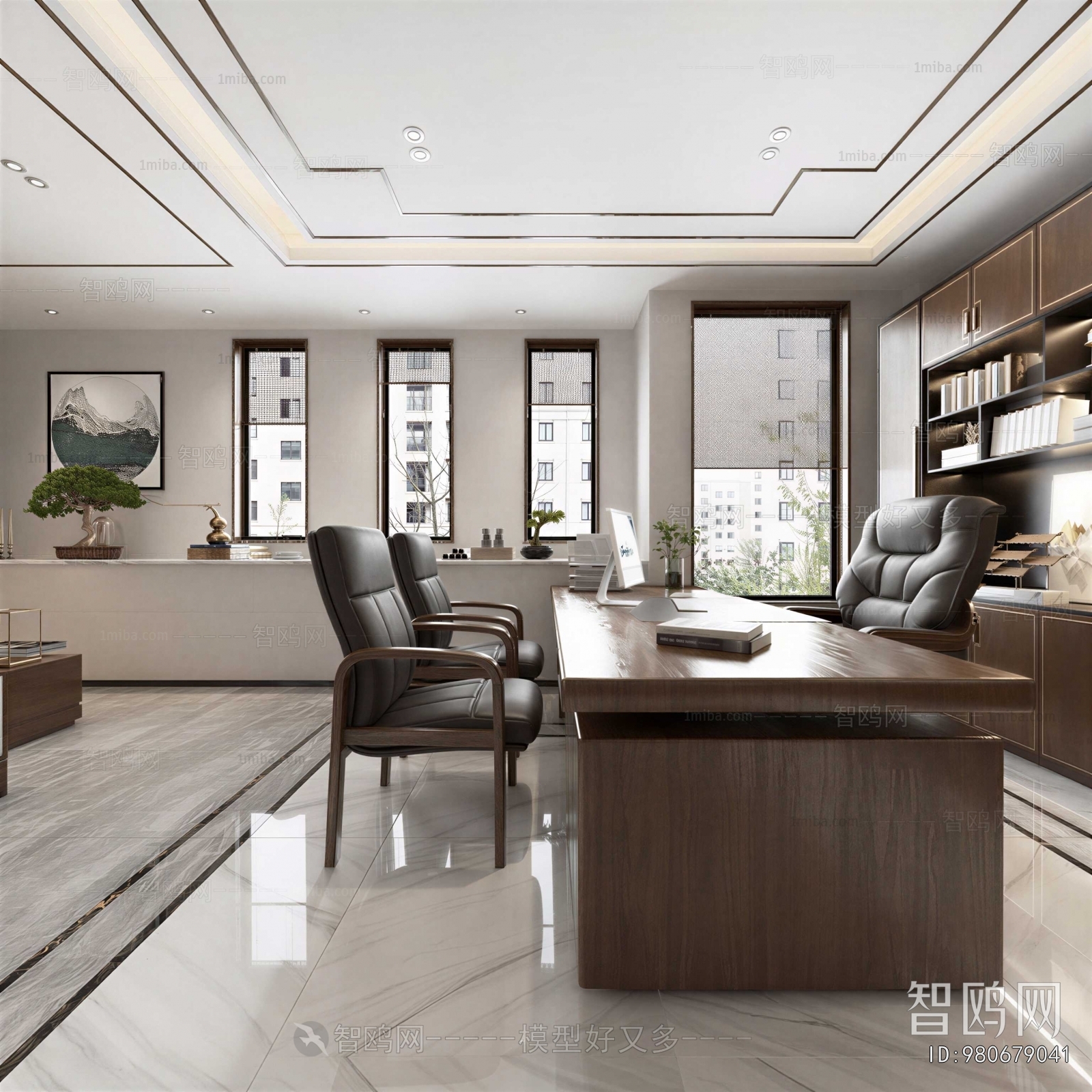 New Chinese Style Reception Room