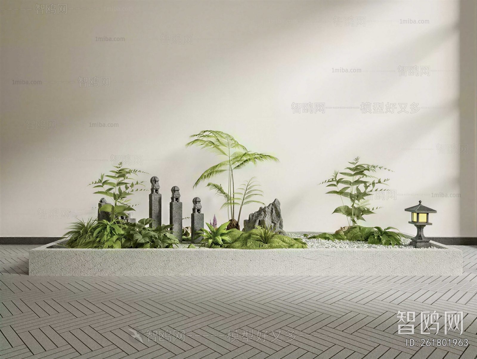 New Chinese Style Plant Landscaping