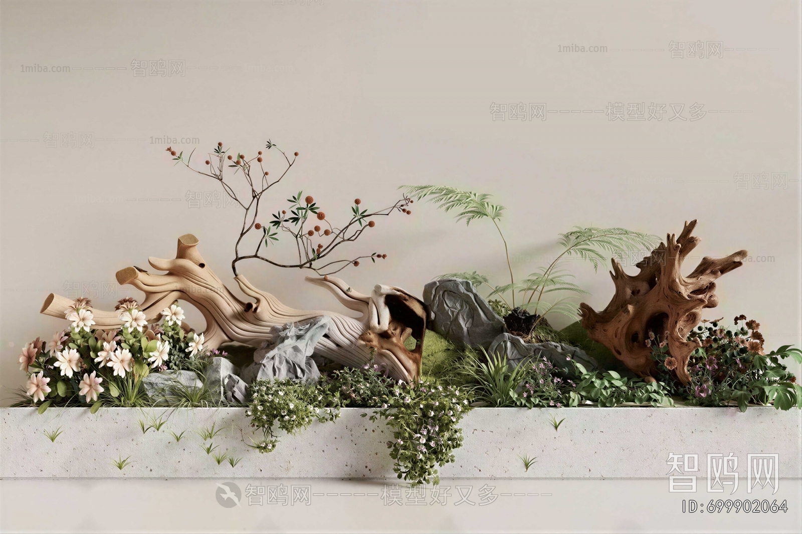 New Chinese Style Plant Landscaping