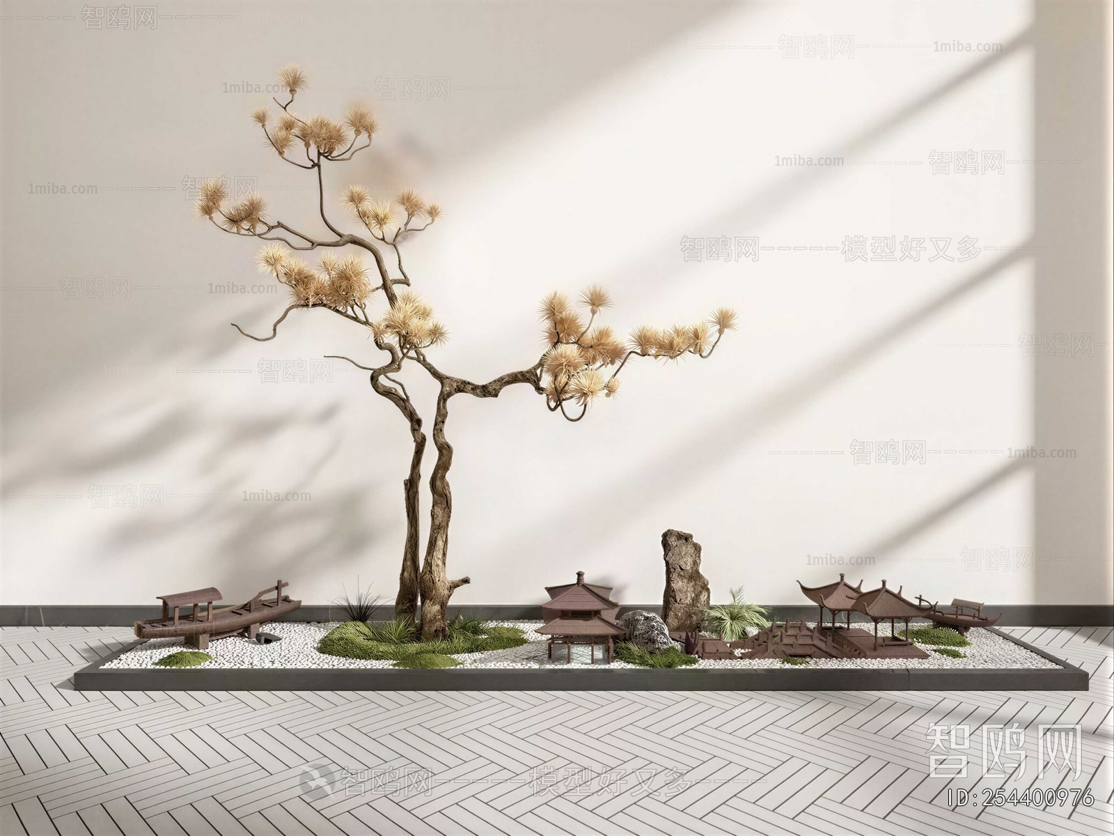 New Chinese Style Plant Landscaping