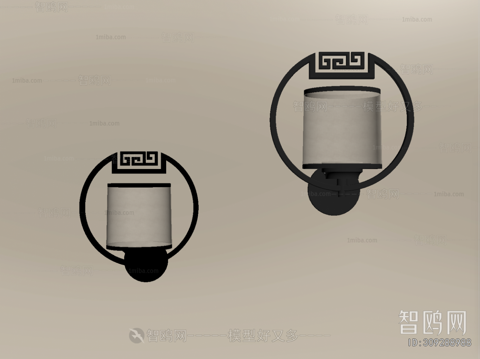 New Chinese Style Wall Lamp