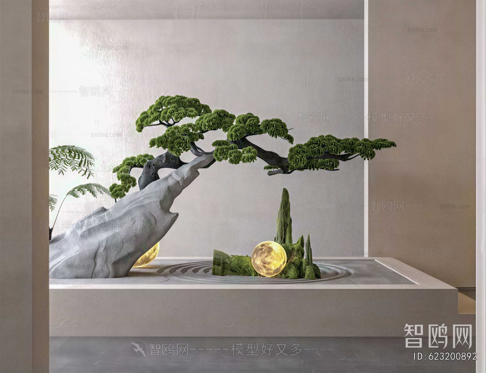 New Chinese Style Plant Landscaping