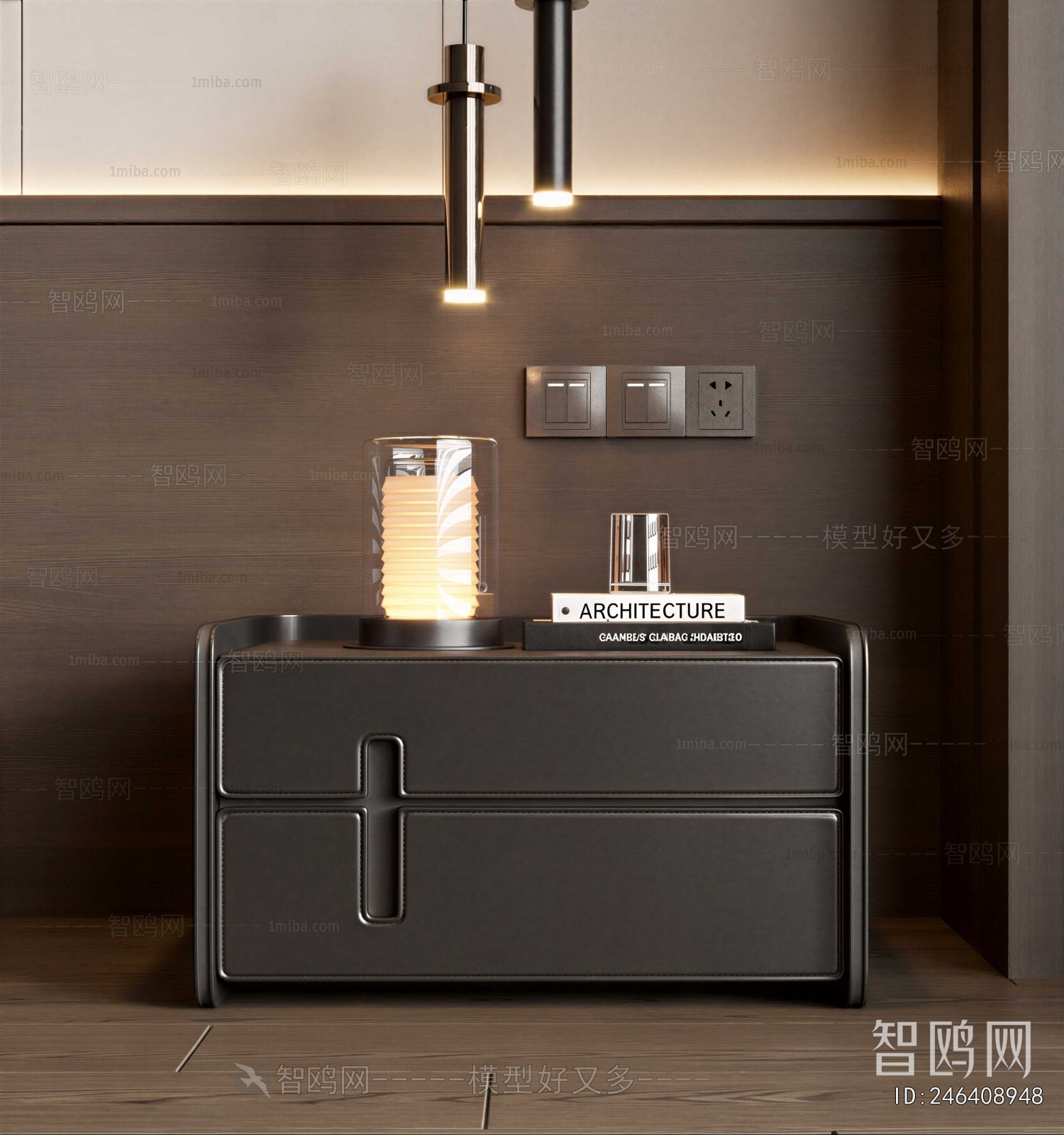 Modern Bedside Cupboard