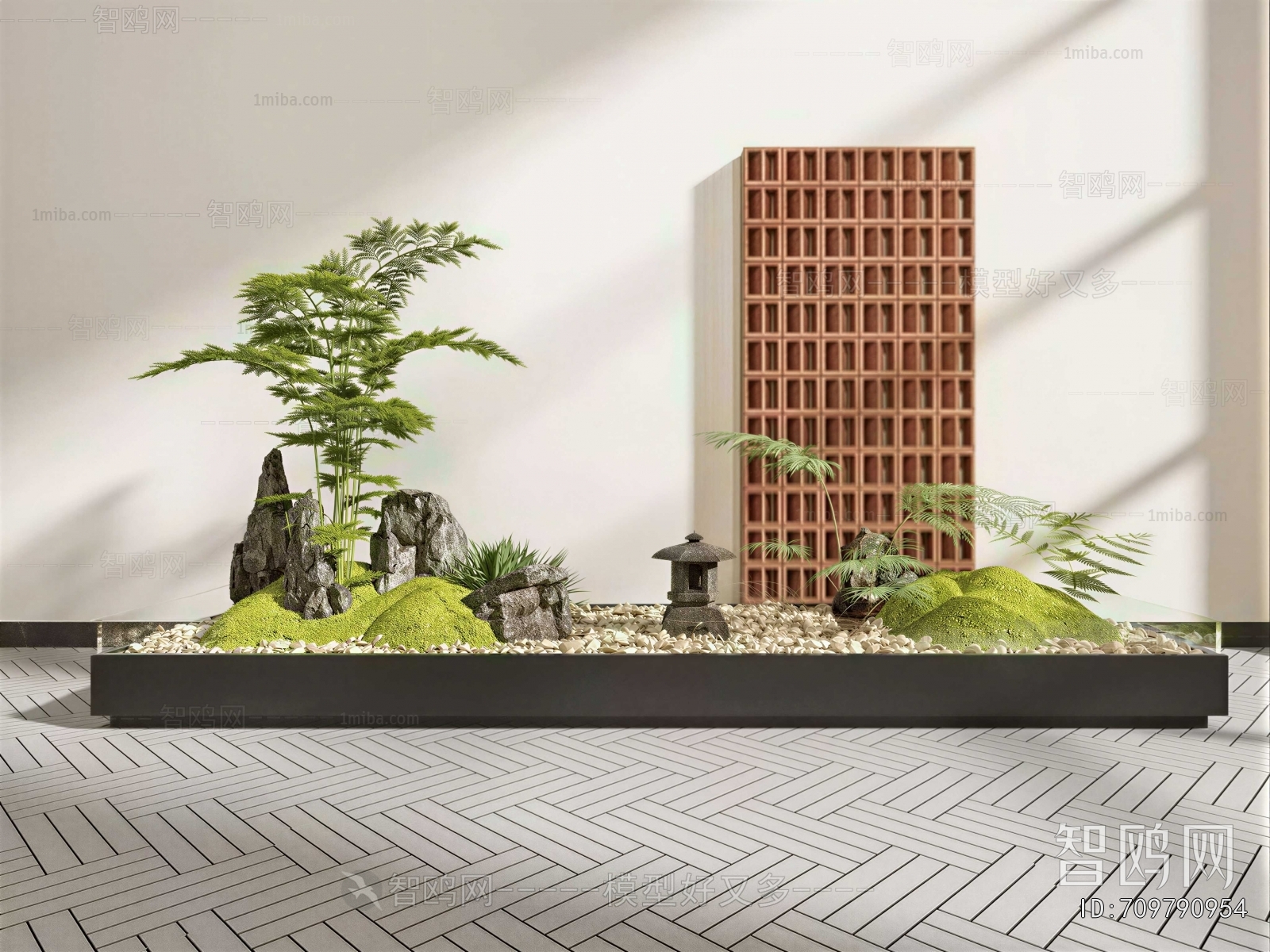 New Chinese Style Plant Landscaping