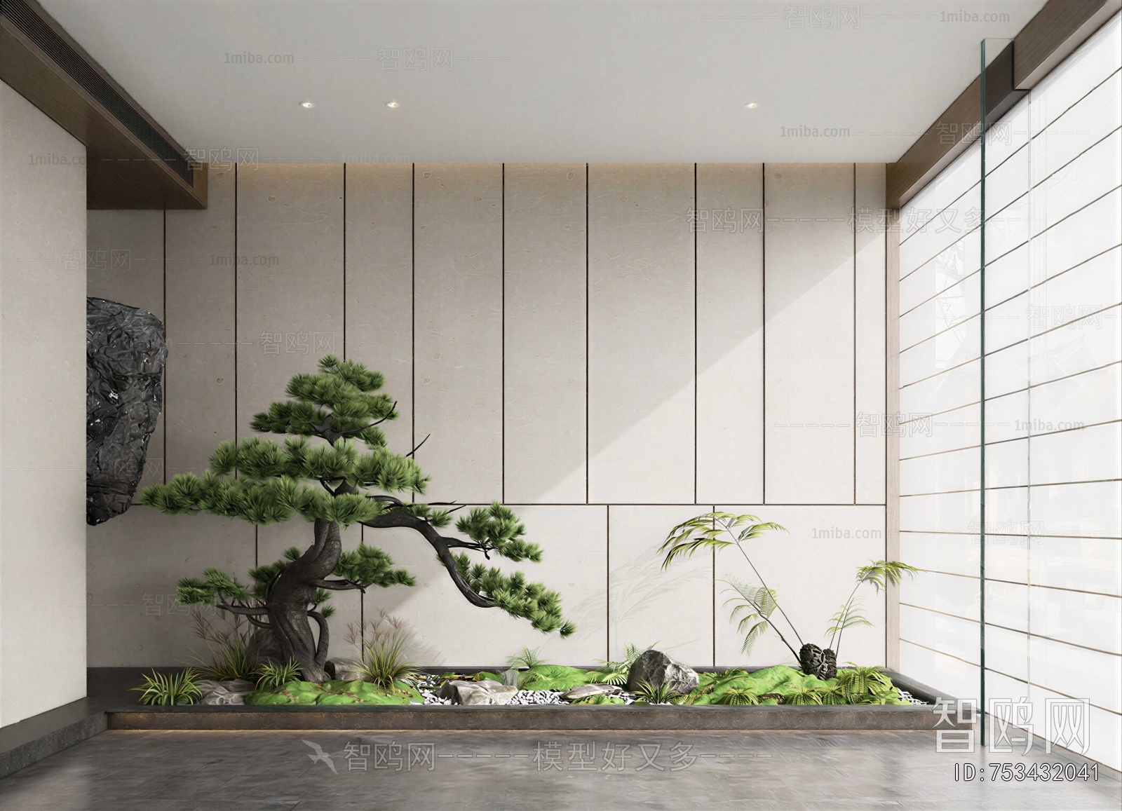 New Chinese Style Plant Landscaping